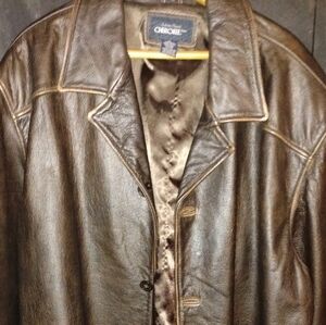 Cherokee Rich Brown Leather Jacket